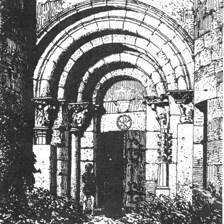 Le Portail
Par Léo Drouyn — Variétés Girondines, Feret fils, Bordeaux, 1878, tome III, Template:P.,