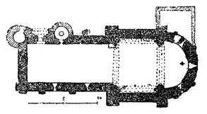Plan de l’église
Léo Drouyn – 1880